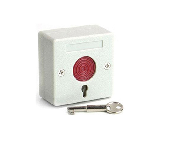 Wired Panic Button with Reset Key