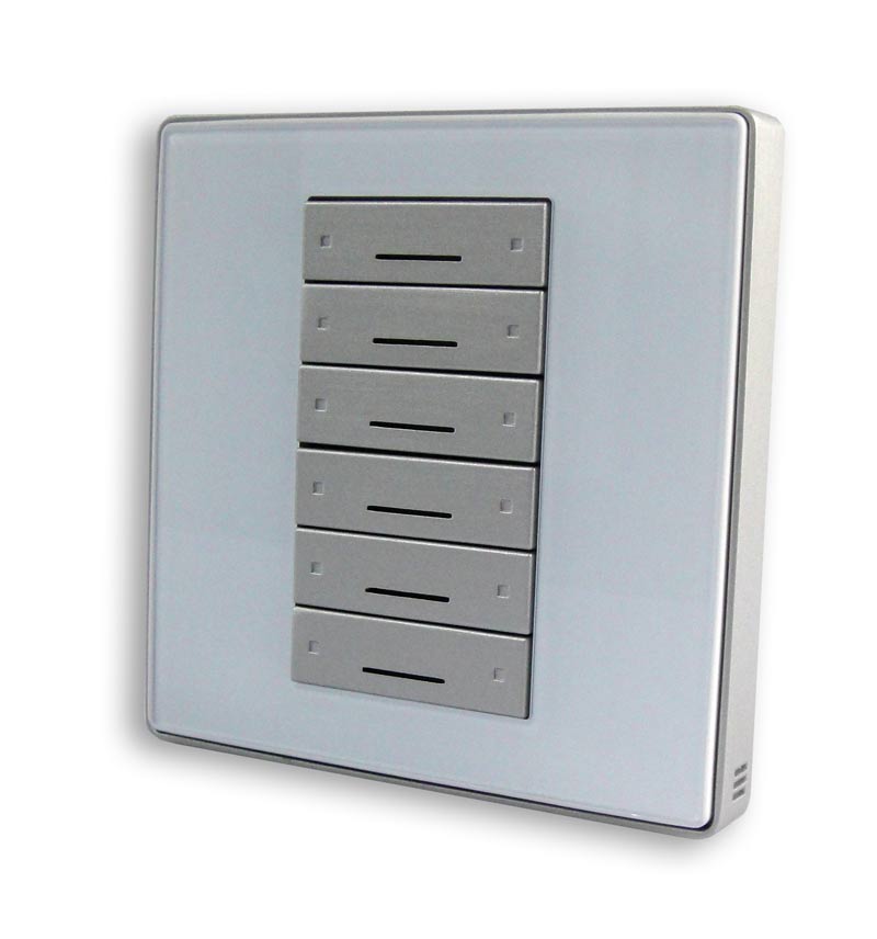 6 Button Switch Wall Panel
