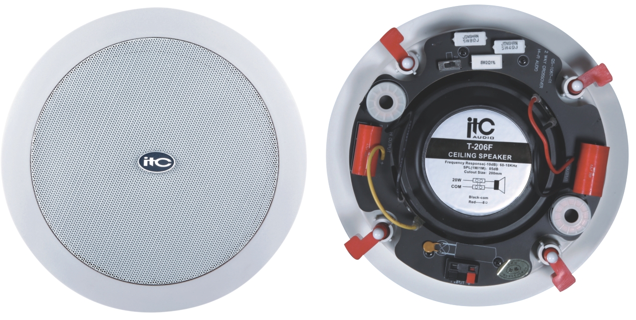 6" Hi-fi Coaxial 20W/40W Ceiling Loudspeaker