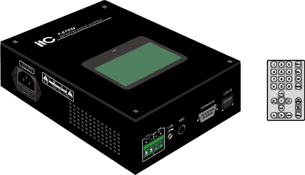 IP Network Adapter (Wall Mount Type with Amplifier)